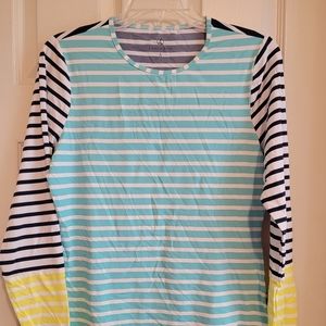 Lands' End Long Sleeve Rash Guard Size S